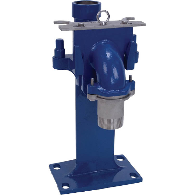 1-1/2" Vertical Discharge Base Elbows with Lift out Flange