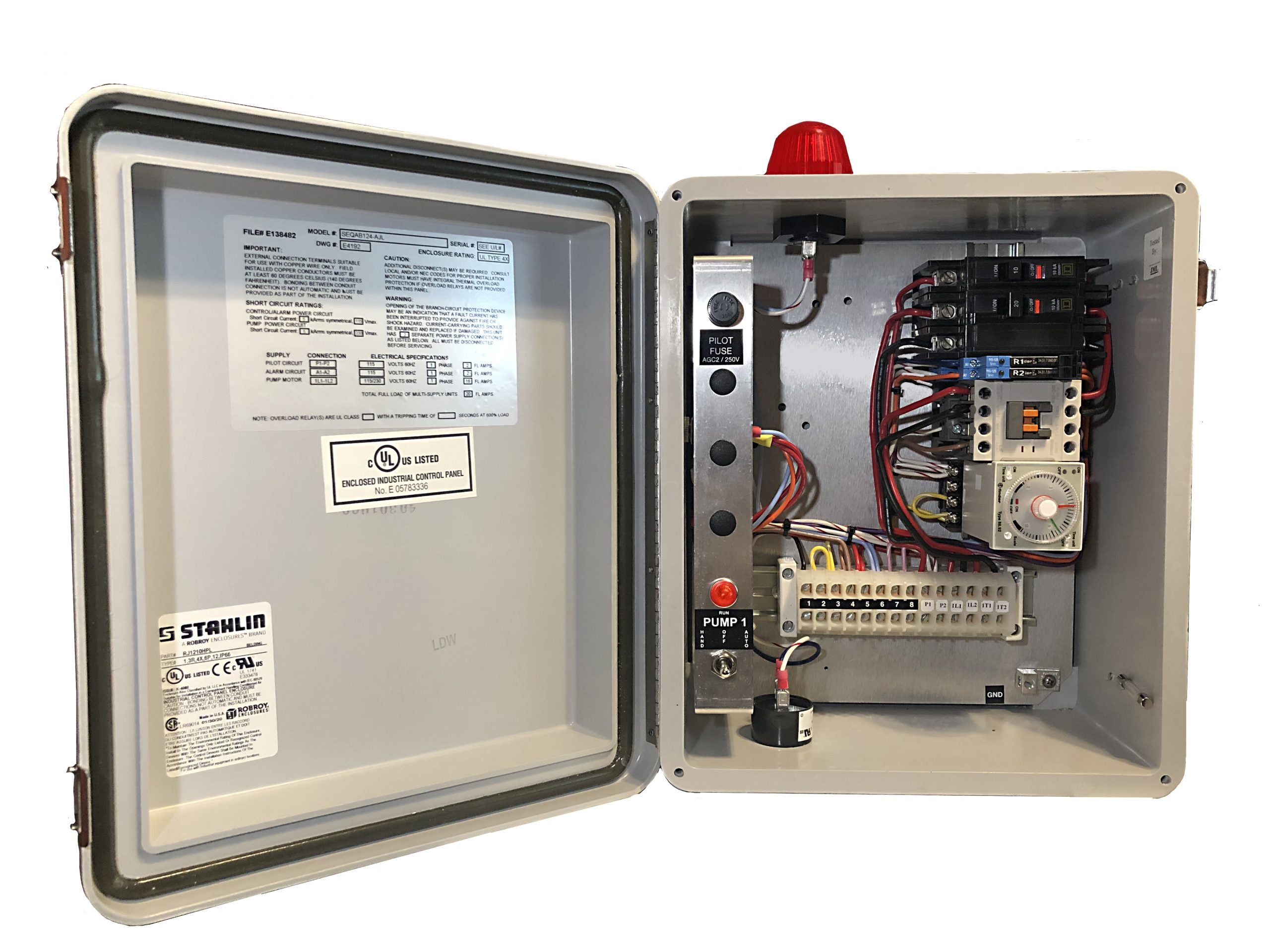 Simplex 230/1 Control Panel – Atlantis Pump